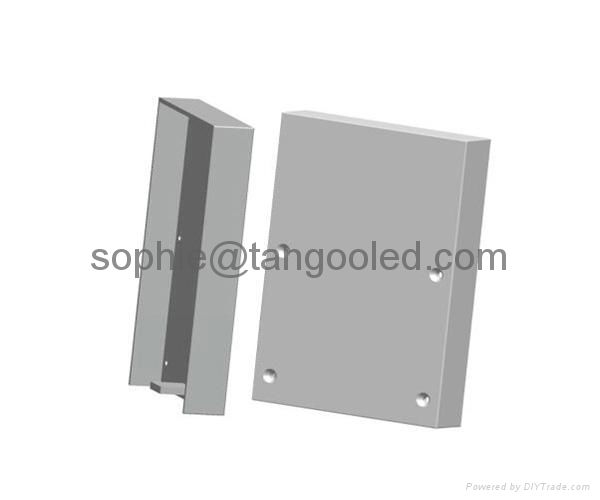 anodized aluminum profile with 80% transmittance pc diffuser 2