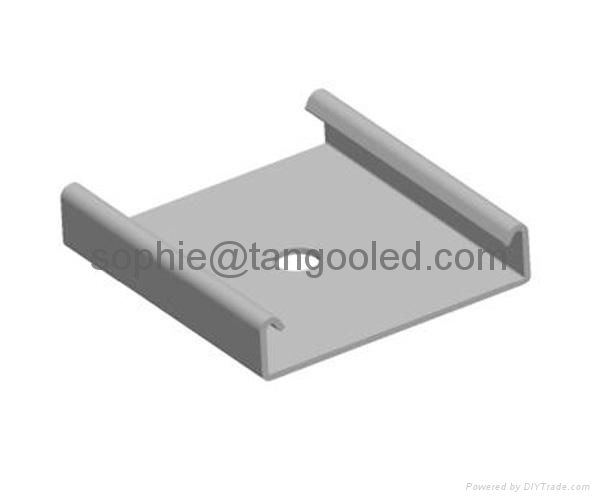 anodized aluminum profile with 80% transmittance pc diffuser 3