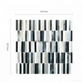 Colorful Black and White Floor Tile Wholesale Glass Mosaic 2