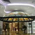 Huge garden gazebo stained glass building dome 1