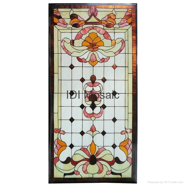 Factory home decorative stained glass tile patterns mosaic on wall