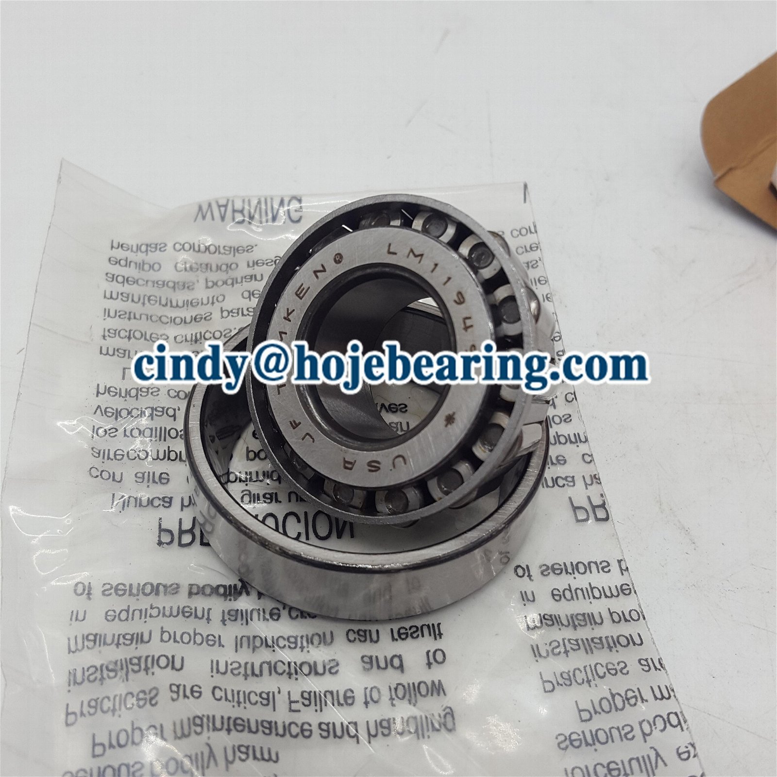 Lm11949/Lm11910 Tapered Roller Bearing Set for car wheels truck bearing