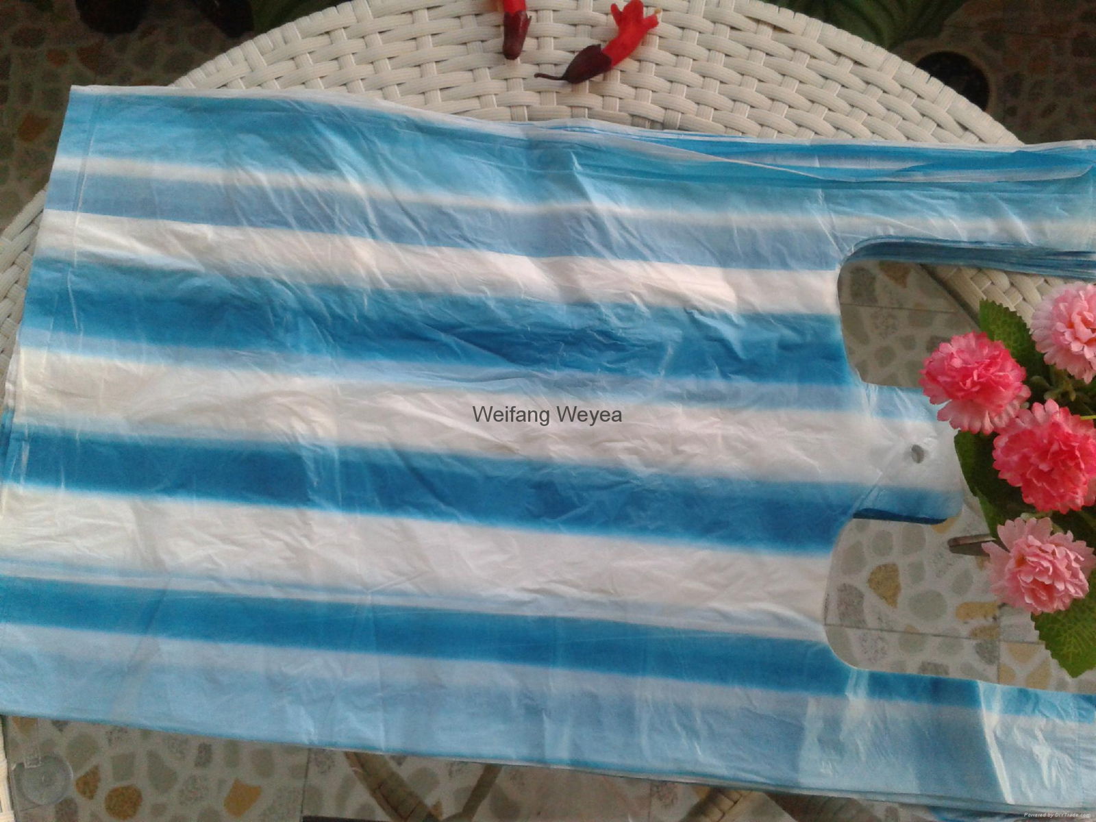 Supermarket HDPE T-shirt Plastic Bag 5