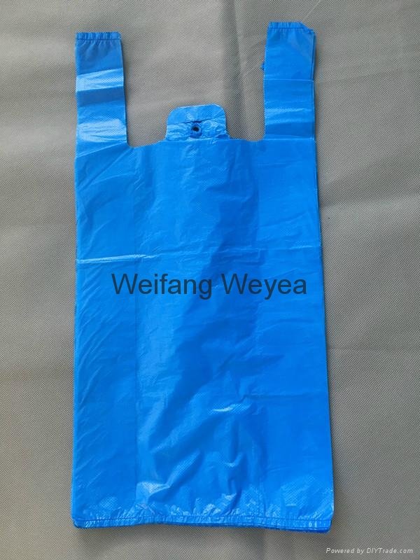 HDPE Plastic Vest Carrier Bag with Handle