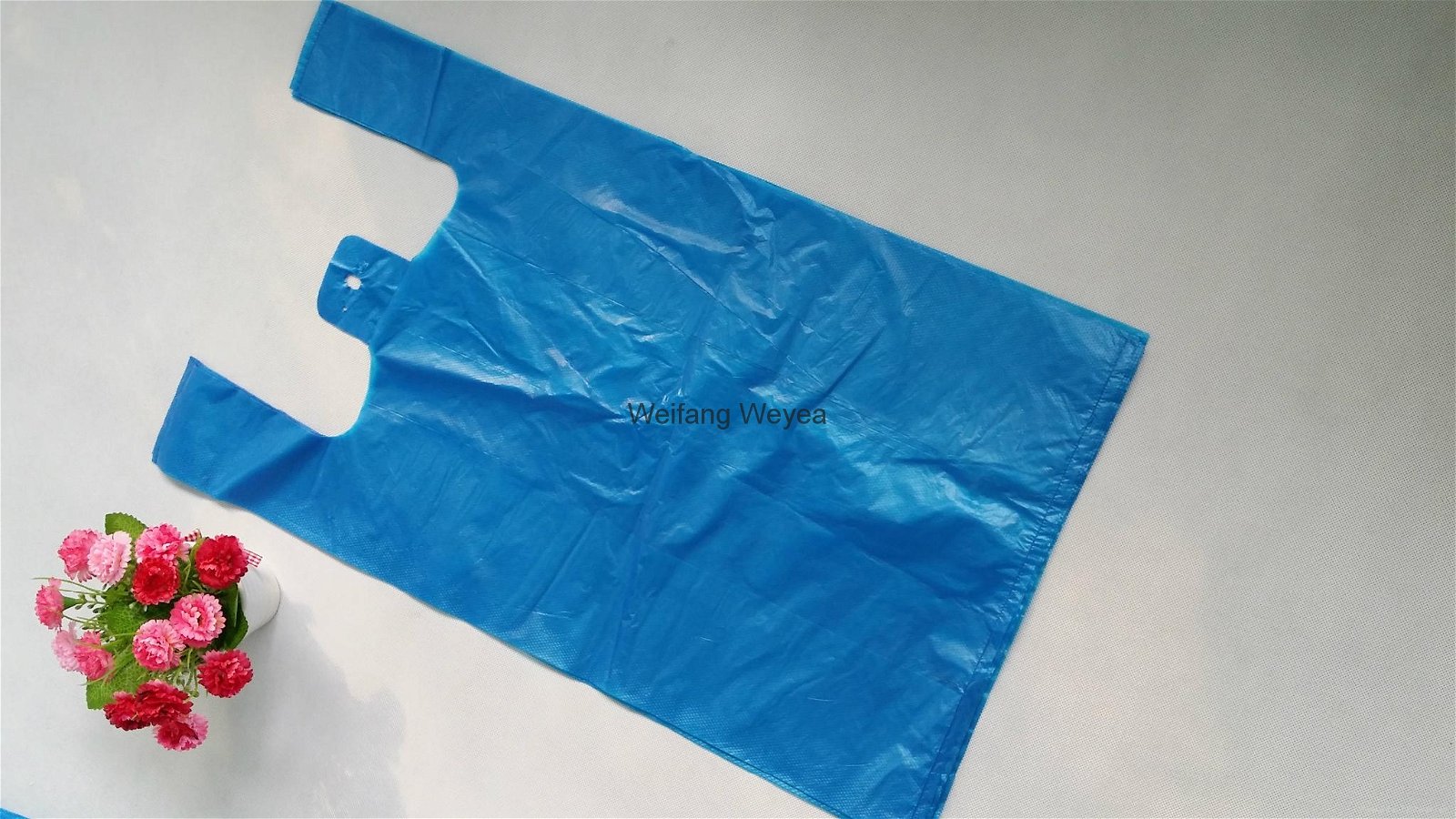 HDPE Plastic Vest Carrier Bag with Handle 3