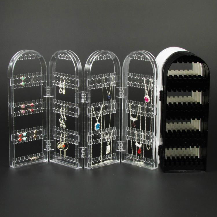 Plastic Jewelry Display Bracelet Necklace Ring Earring Stand Jewellery