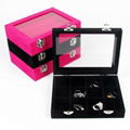 Jewelry Collection Bracelet Necklace Ring Earring Display Box Jewellery Case 1