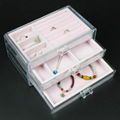 Jewelry Collection Bracelet Necklace Ring Earring Display Box Jewellery Case 5