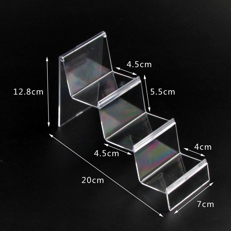 Plastic Jewelry Wallet Display Stand Rack Jewellery Card Holder 3