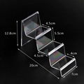 Plastic Jewelry Wallet Display Stand Rack Jewellery Card Holder 3