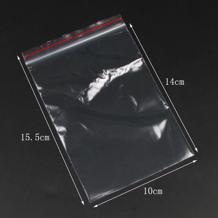 Plastic Jewelry Packing Bags Jewellery Zipper Closure Zip Lock Bag 4