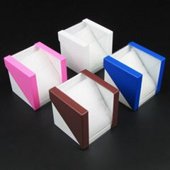 Plastic Jewelry Watch Display Box Jewellery Case Mixed Color