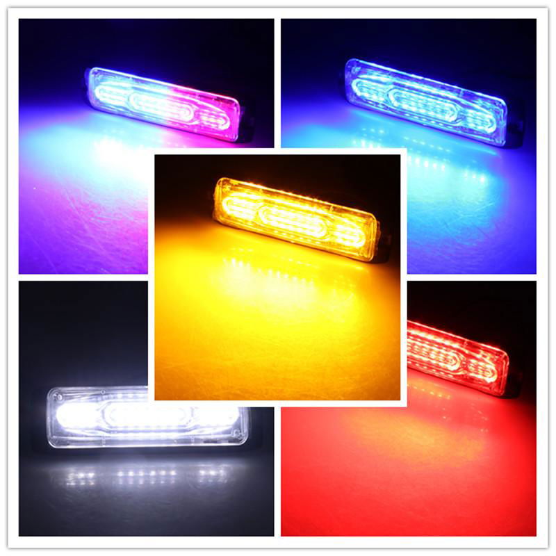 Emergency Auto Safety Lamps LED Truck Strobe Warning Light Flash Police Lights 5