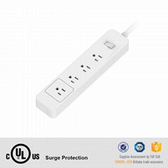 USA Power Strip 4 AC outlets Power Surge Protector Smart Extension Sockets for S