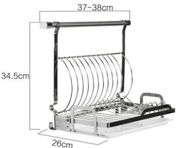 kitchen shelf rack for put knife pot lid bowl dish chopping board 4