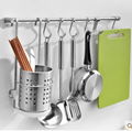 kitchen shelf rack for put knife pot lid bowl dish chopping board 1