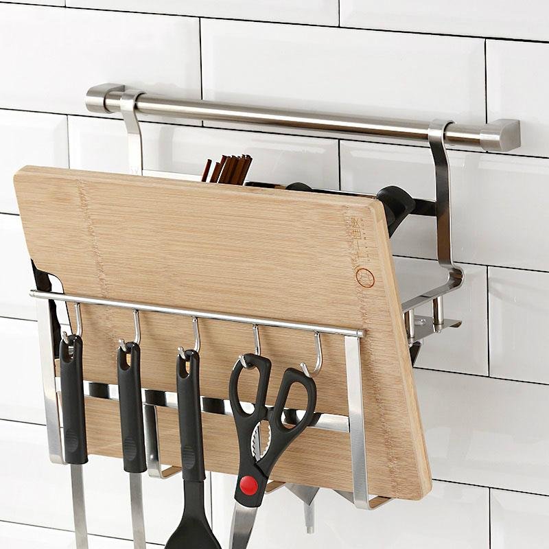 厨房刀架含挂勾可挂勺平底锅等用具 2