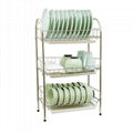 kitchen dish shelf rack 3 tier shelves 2