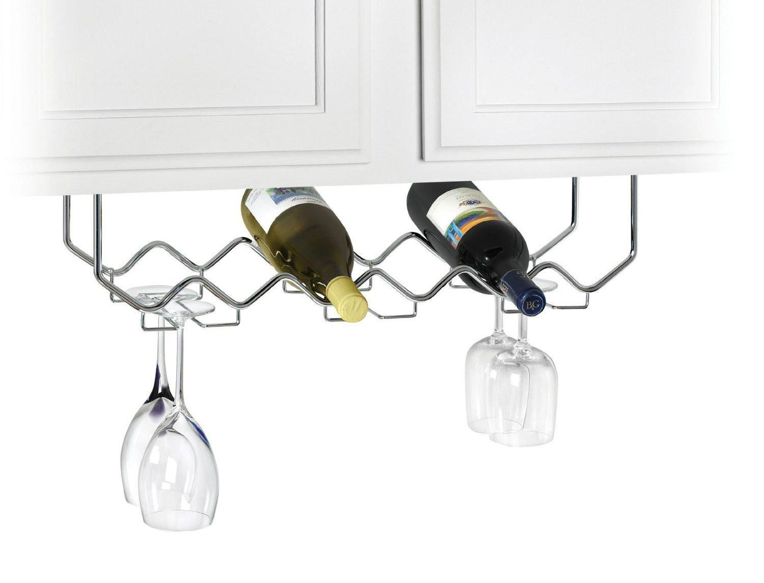 bottle cup holder shelf rakcs for bar using