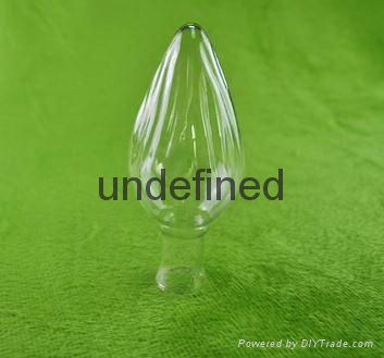 Clear and Frosted  Glass LED Candle Bulb Shell