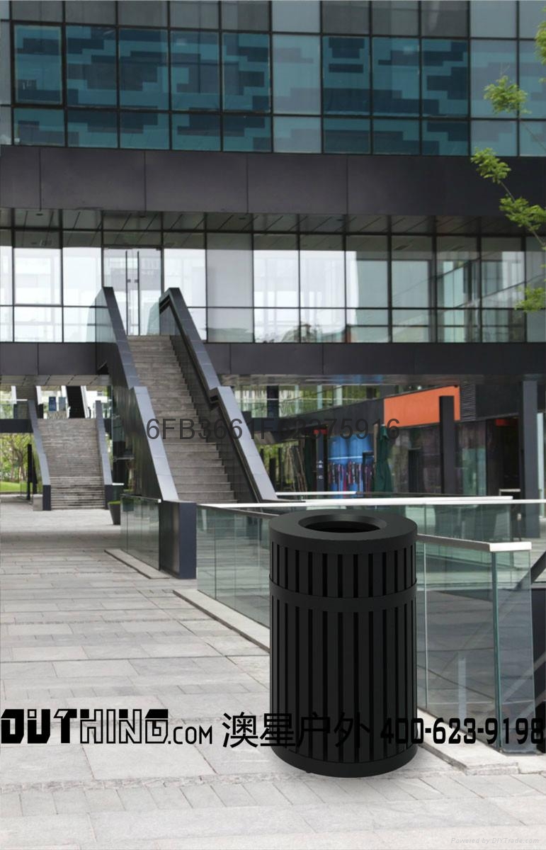 stainless steel solid waste bin, environmental outdoor garbage can