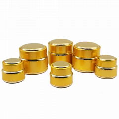 aluminum cream jar cosmetic container