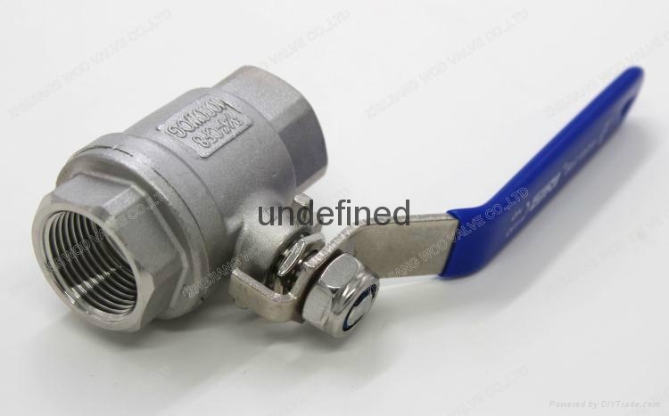 Q11F-1000WOG两片式国标内螺纹轻型球阀