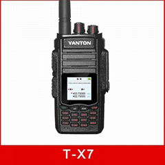 T-X7 WCDMA GSM Analog walkie talkie GPS