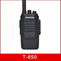 T-650 10W DTMF VHF UHF TOT 2500MAH walkie talkie 1