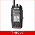 T-650UV 999channels 10w Dual Band FM UHF VHF walkie talkie