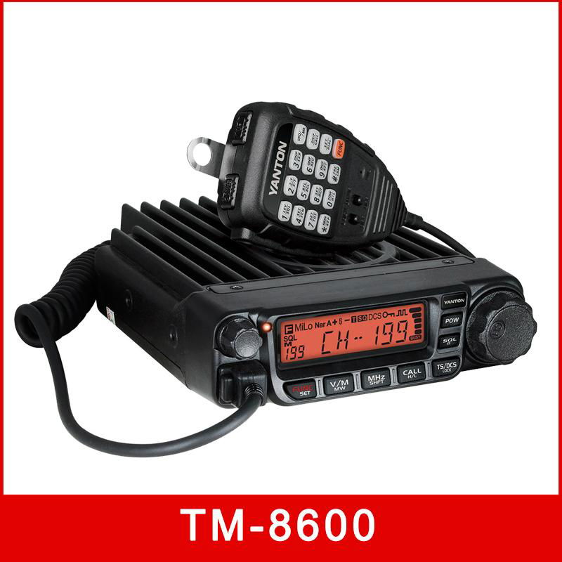 TM-8600 60W 45W Scrambler fm uhf vhf mobile transceiver
