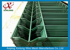 City Transit Powders Sprayed Coating Fashionable Design 3D Wire Mesh Fence