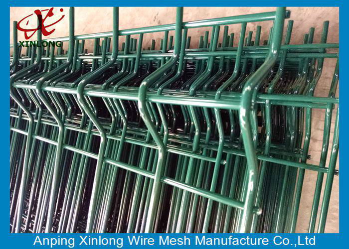 Railway High Strong Quality 4.5mm Electric Galvanized 3D Wire Mesh Fence