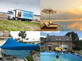 polyester coated PVC rubber tarpaulin for swimming pool 2