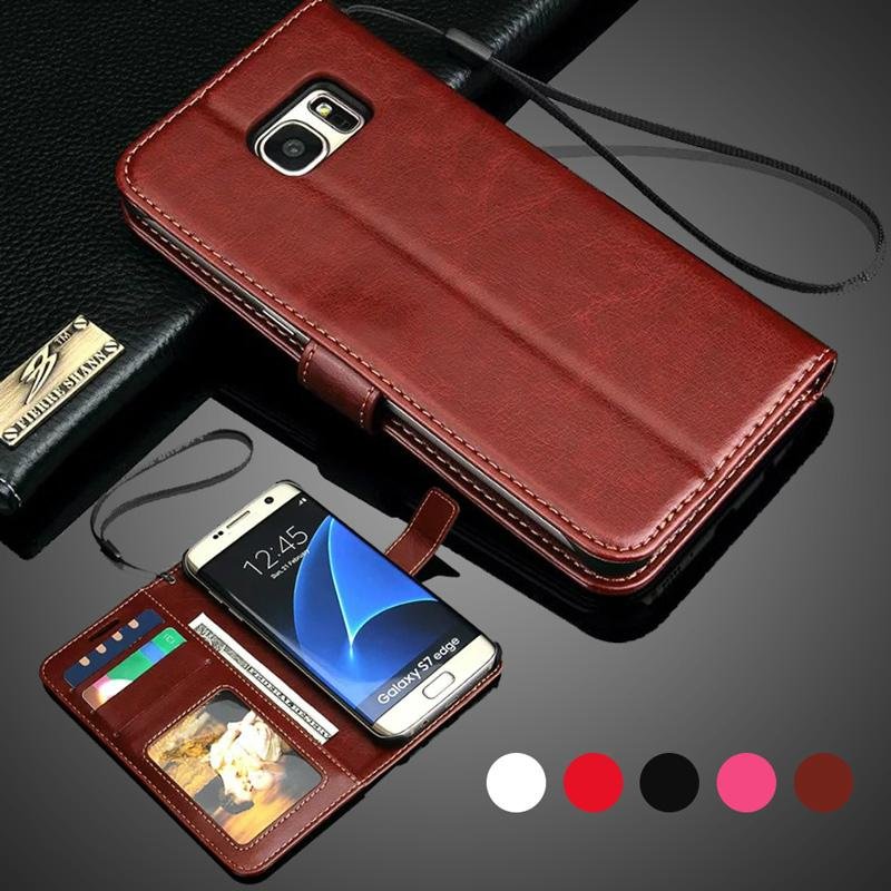 For Samsung Galaxy S7 Case Stand Wallet Flip PU Leather Case For Samsung Galaxy 