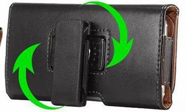 360 Rotation Belt Clip Holster PU Leather Case Cover For Samsung Galaxy S3 S4 S5 2