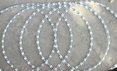 Razor wire flat wrap