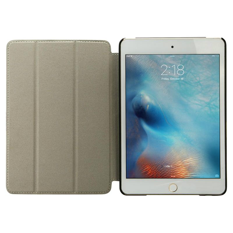 Luxury Smart Tablet Case For iPad mini 4 Flip Cases Magnet PU Leather case 3