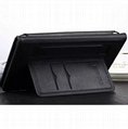 Multifunctional Luxury Stand PU Flip Grain Leather Case Cover For Apple iPad Pro 4