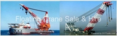 Floating Crane barge 50t to 12000t Sale Rent buy hire charter crane vessel ship