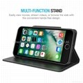 Fashion Protective PU Leather Wallet Case Premium For 7 Plus with STAND Feature 2