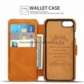 For iPhone 7 Plus Leather Case-Pasonomi [Slim Fit] Vintage Flip Case Cover wi 2
