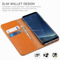 For SHIELDON Samsung S8 Wallet Case with