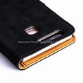 Vintage Collection For Huawei P9 Wallet Case in Nubuck Leather with Credit Card  3