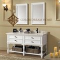 2017 Homedee Modern Wholesale White Bathroom Cabinets With DTC handware 4