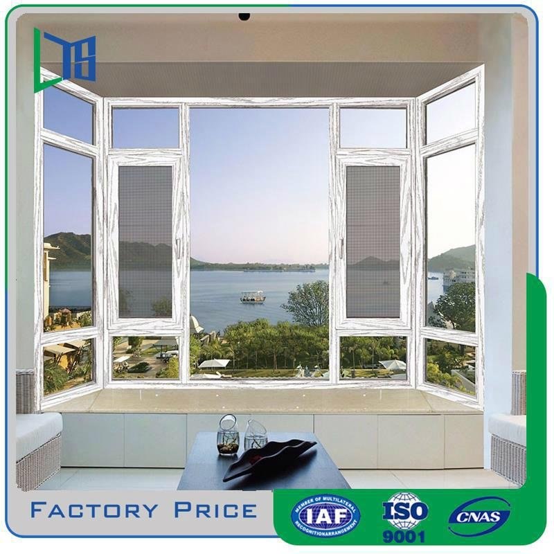 Best price aluminum alloy casement window double tempered glass