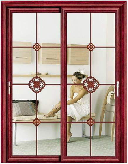 sliding door with soft close system with high quality aluminum accessories