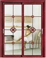 sliding door with soft close system with