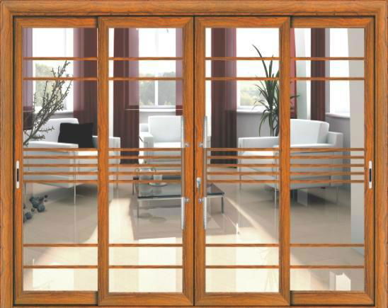 sliding door with soft close system with high quality aluminum accessories 4