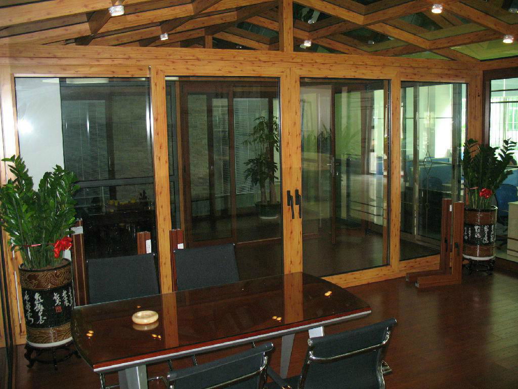 High quality sliding glass door with soft close system made in China